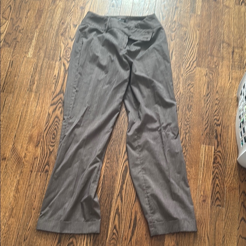 Willi Smith Brown Plaid Trousers 10